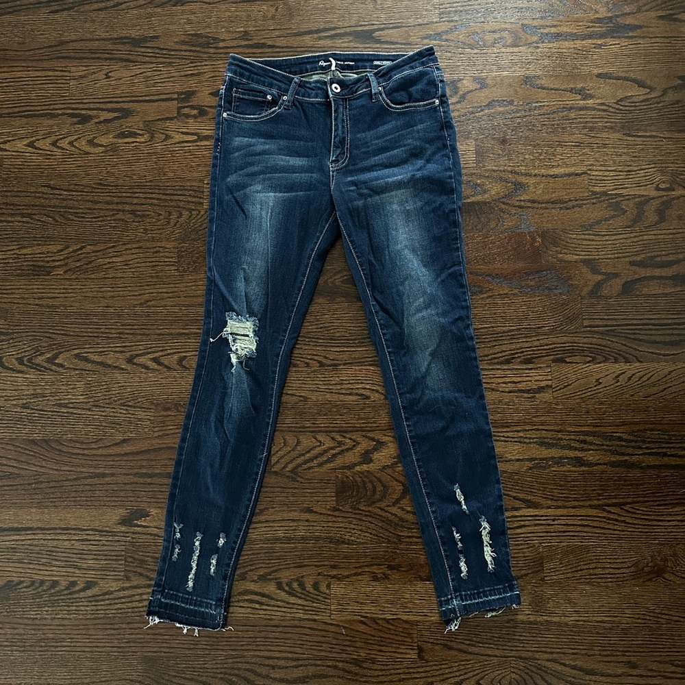 Distressed A2 Jeans